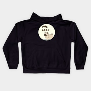 pug loaf Kids Hoodie